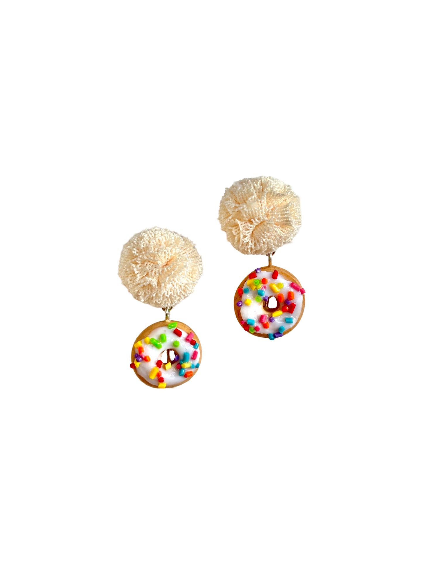 Strawberry Dangle Clip Earrings