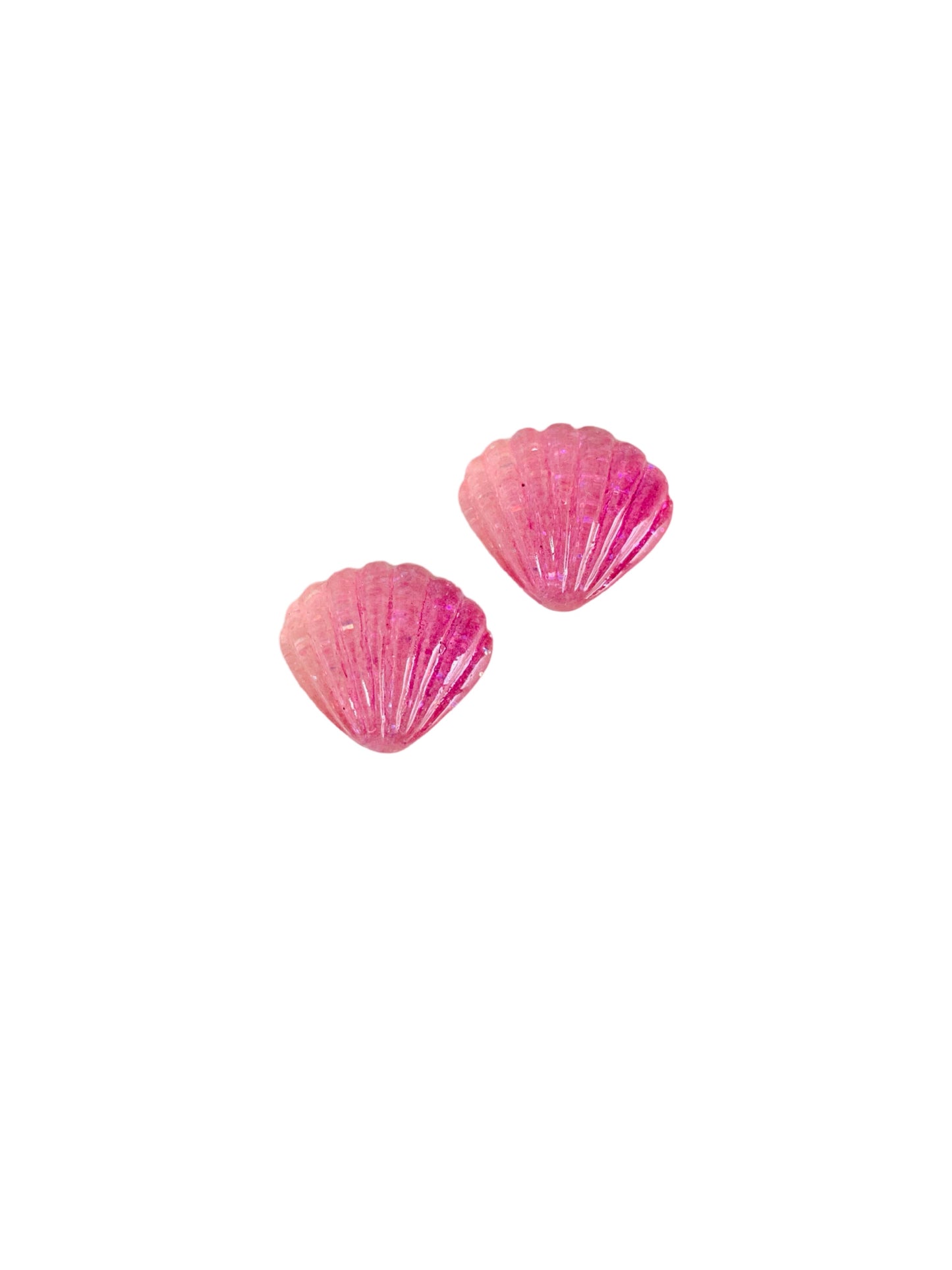 Mermaid Shell Clip Earrings