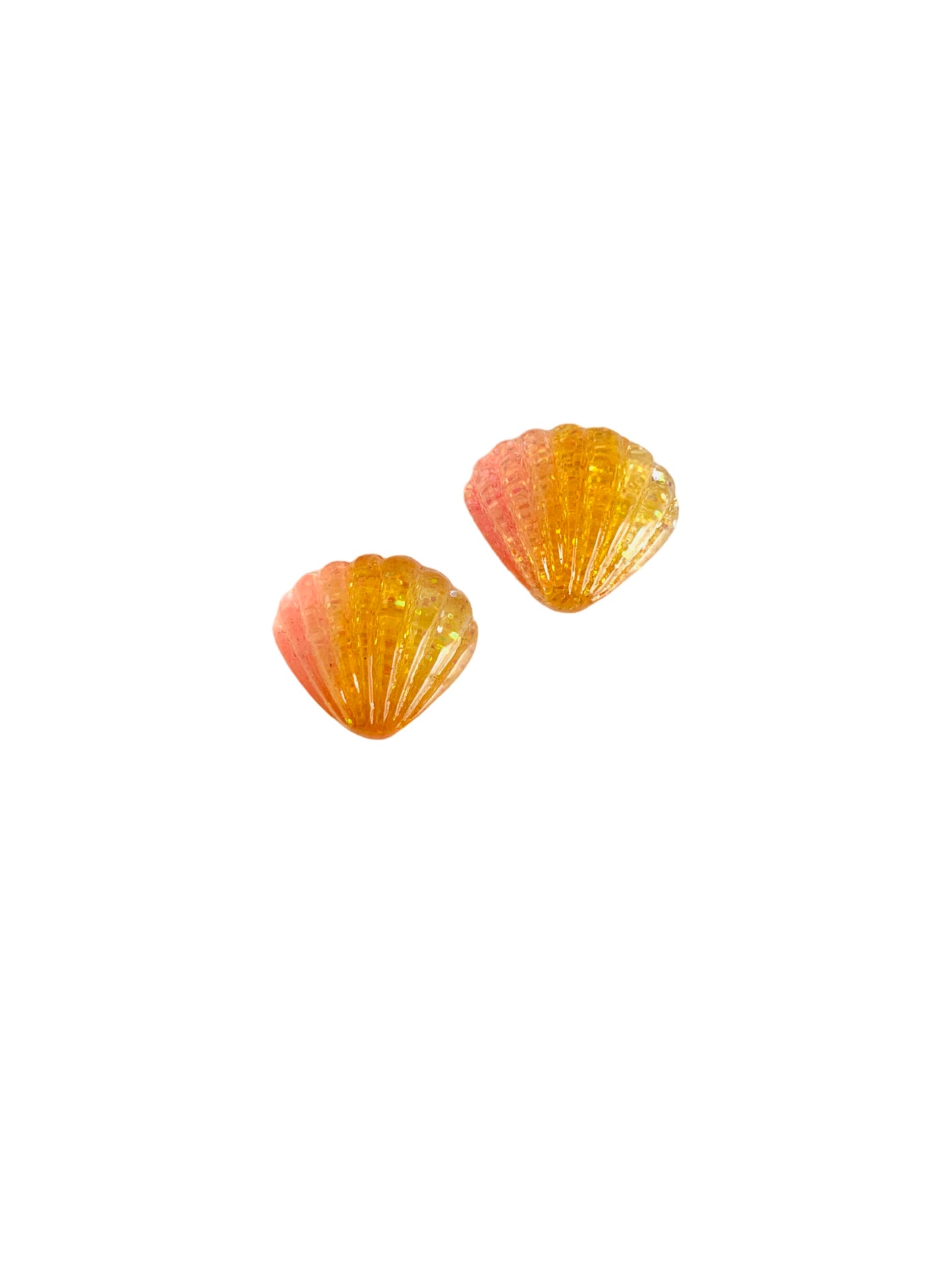 Mermaid Shell Clip Earrings
