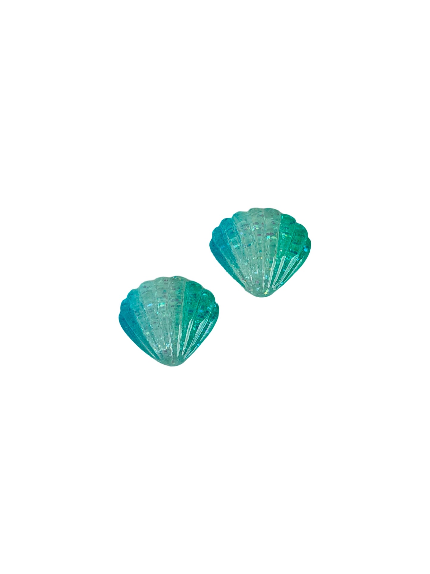 Mermaid Shell Clip Earrings