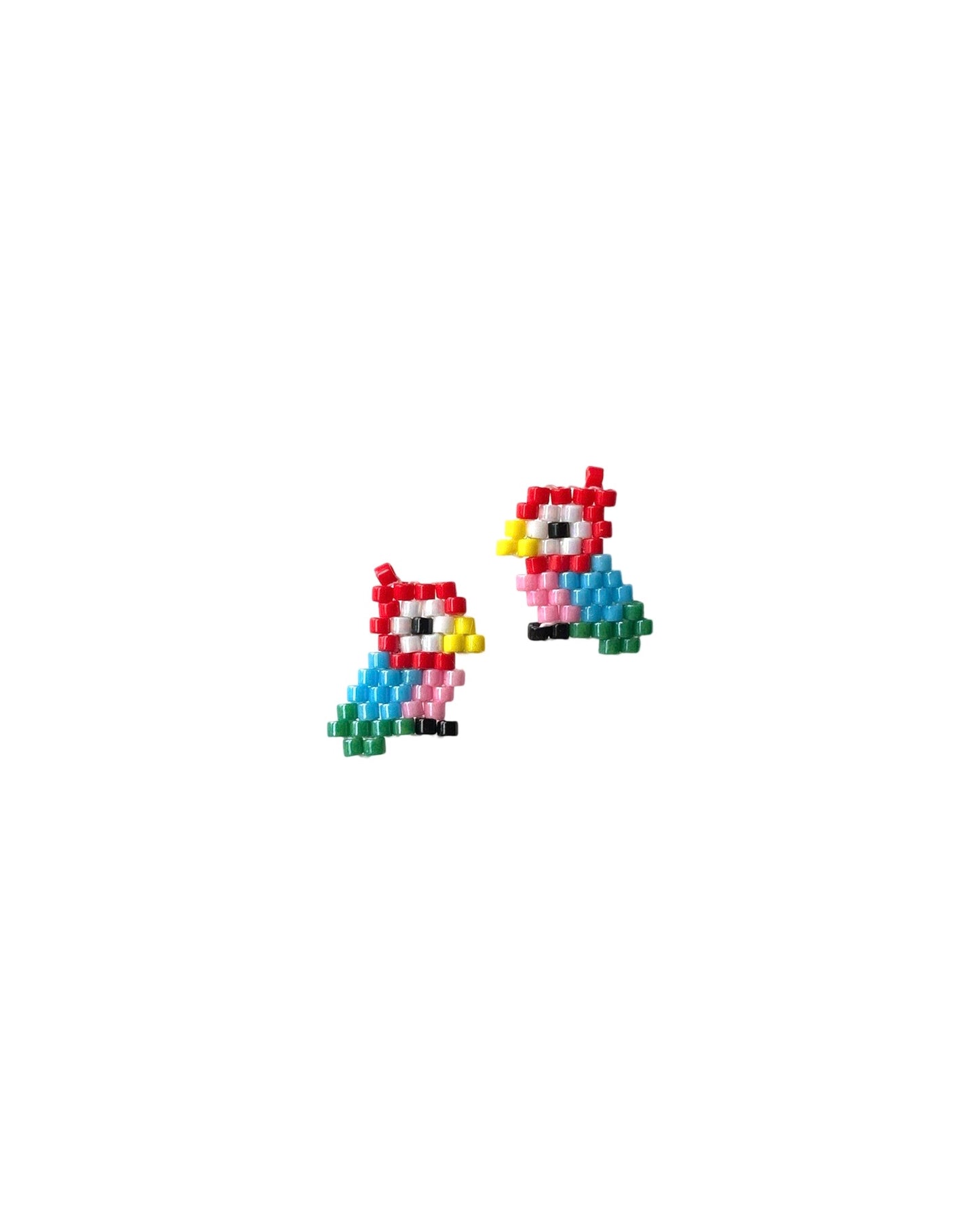 Miyuki Frog Silver Stud Earring