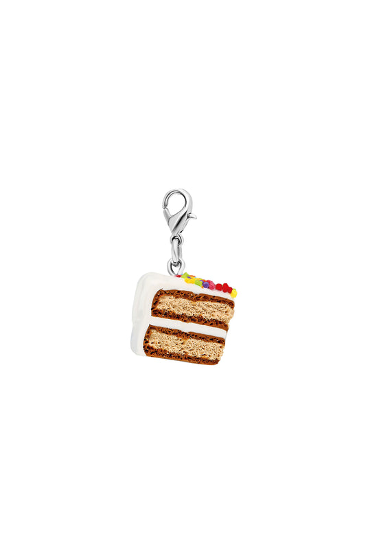 White Cake Decoration - Silver Hook