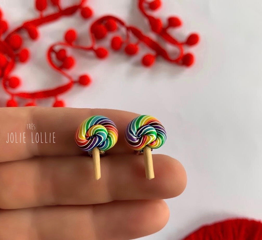 Lolipop Klips Küpe
