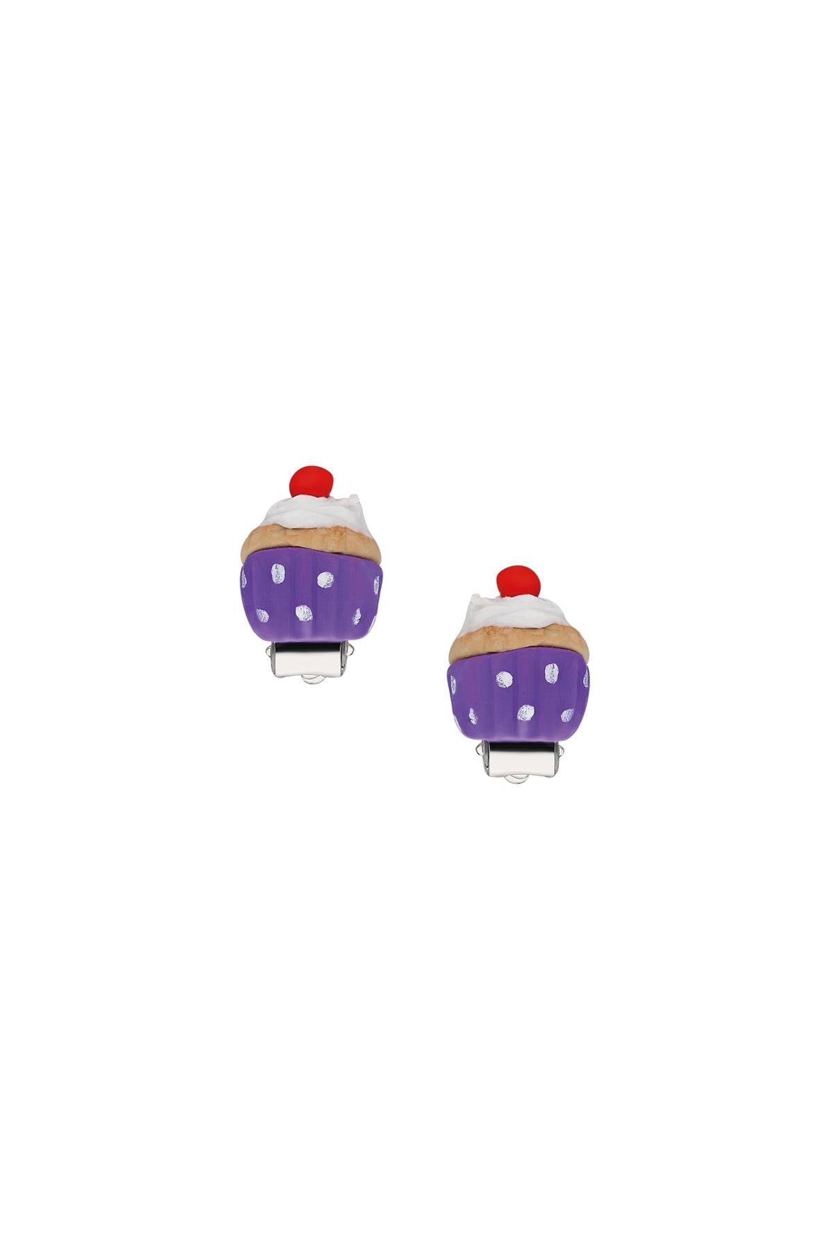 Cupcake Klips Küpe