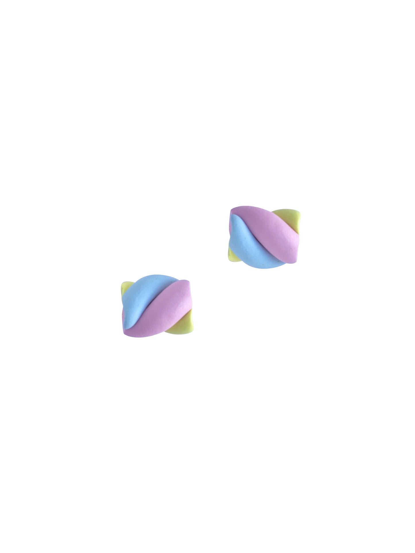 Marshmallow Clip Earrings