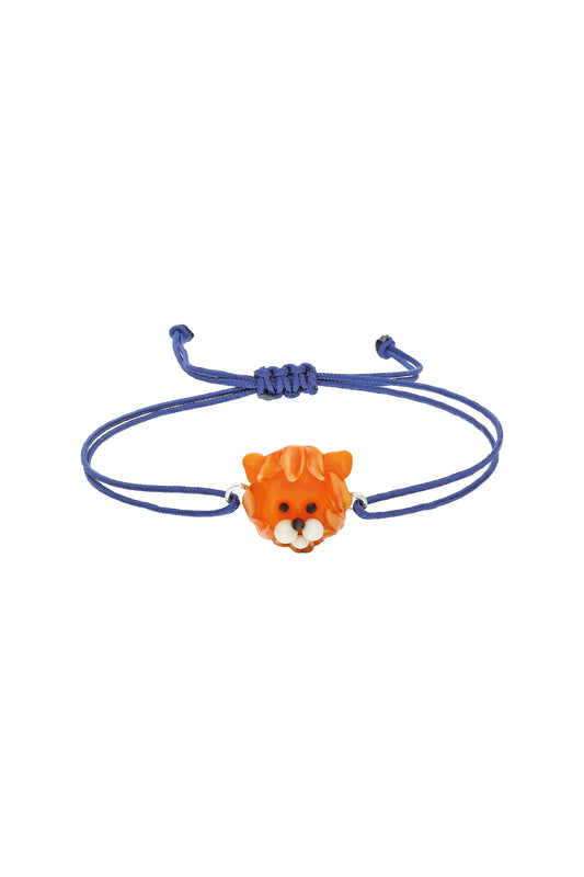 Glass Lion Bracelet