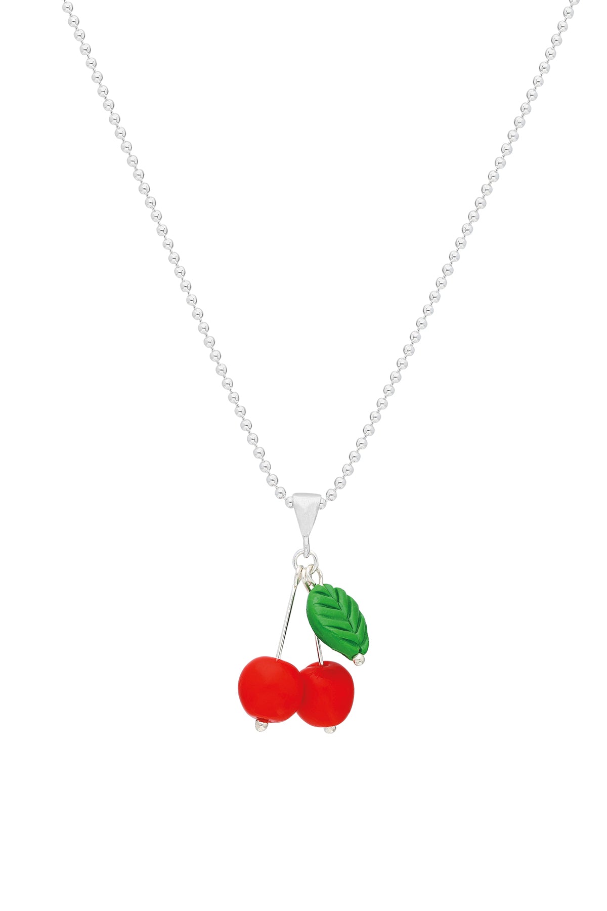 Cherry Silver Necklace