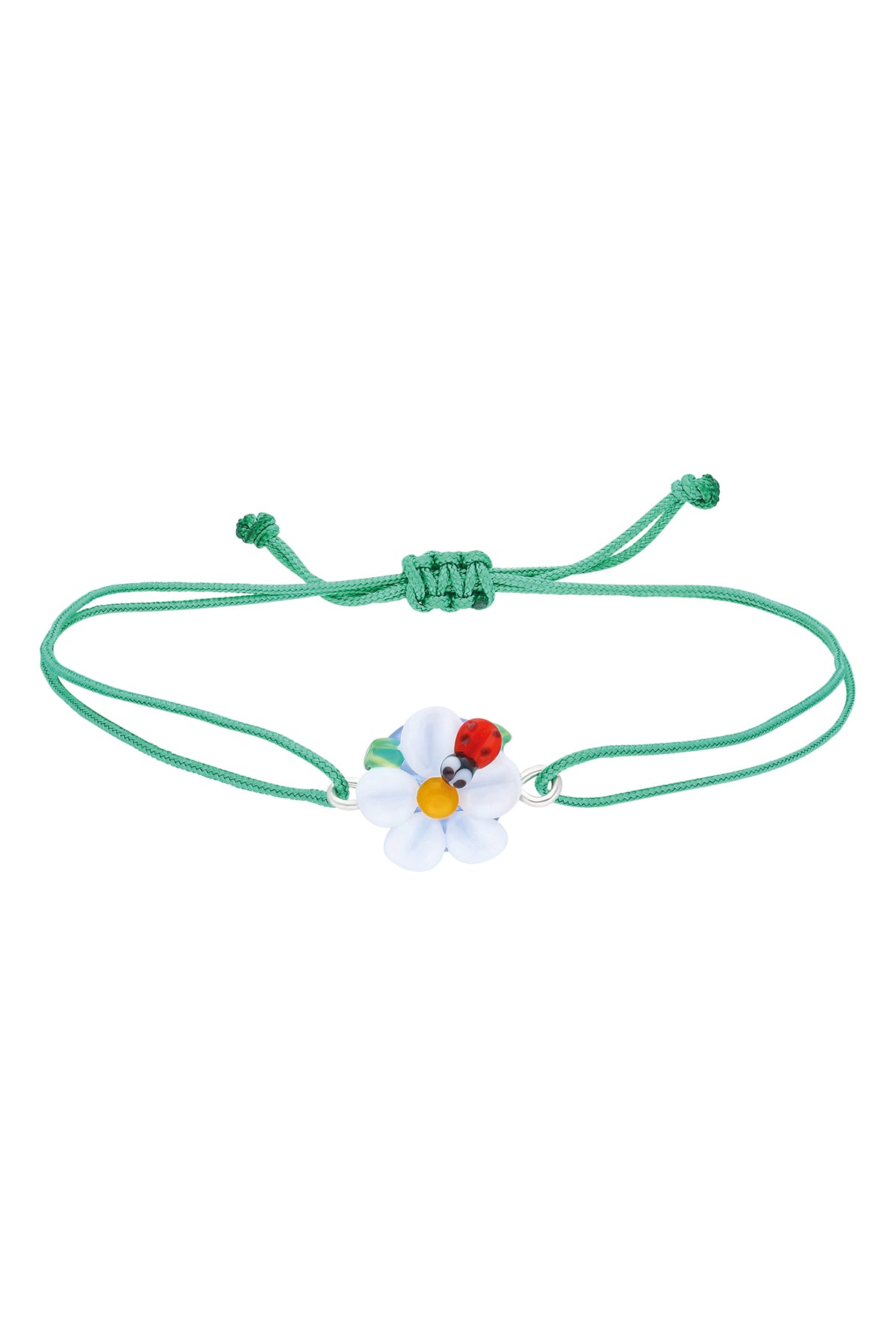 Glass Daisy Bracelet