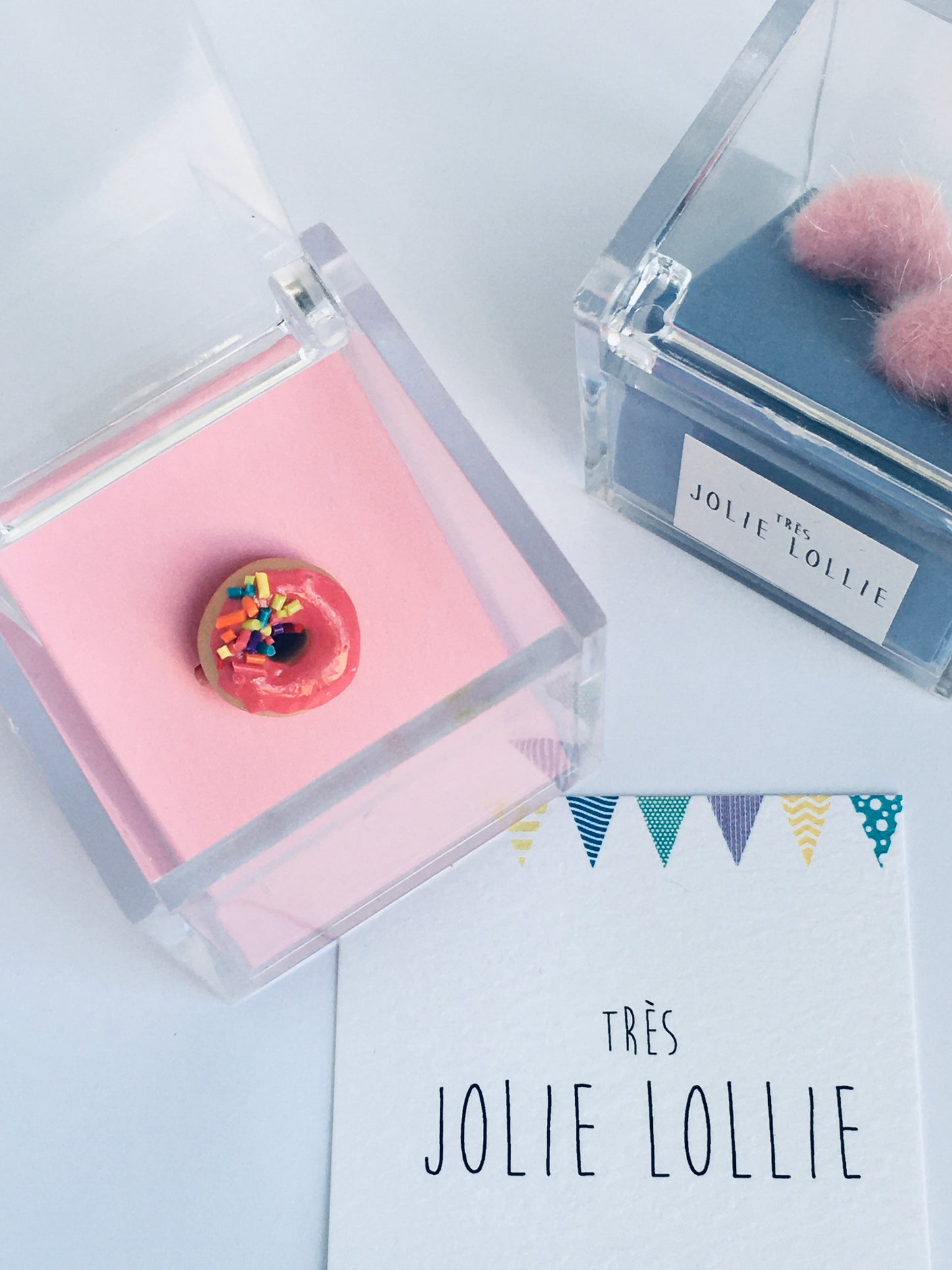 Donut Yüzük - Pembe