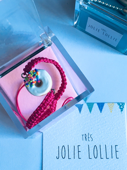 Donut Bracelet - White