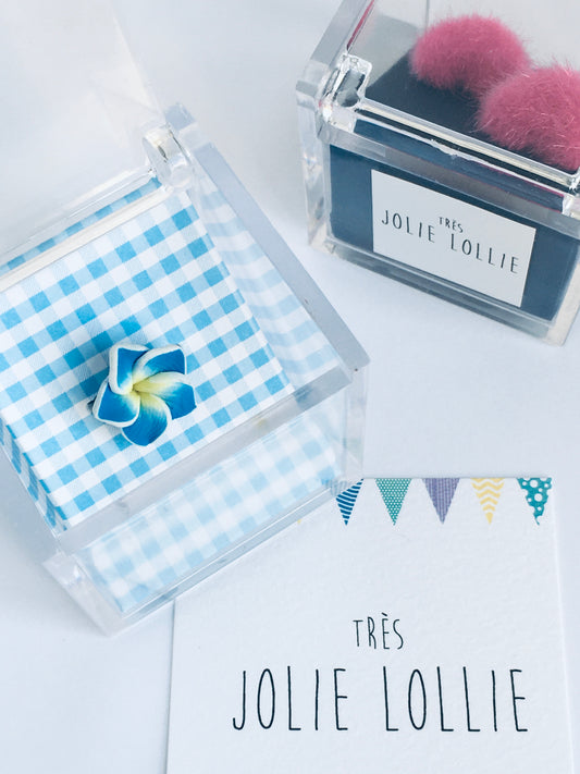 Çiçek Yüzük - Mavi