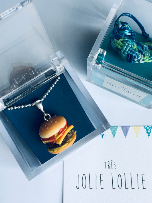 Hamburger Silver Necklace