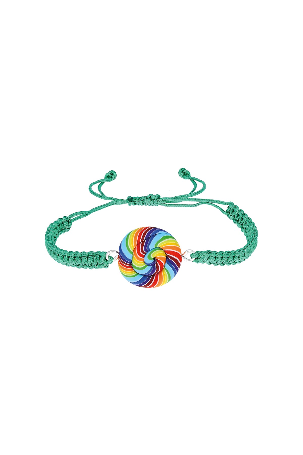 Rainbow Lollipop Bileklik - Yeşil