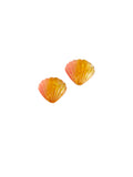 Deniz Kabuğu Klips Küpe - Sarı / Sea Shell Clip-on Earring - Yellow