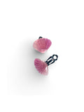 Deniz Kabuğu Klips Küpe - Mor / Sea Shell Clip-on Earring - Purple