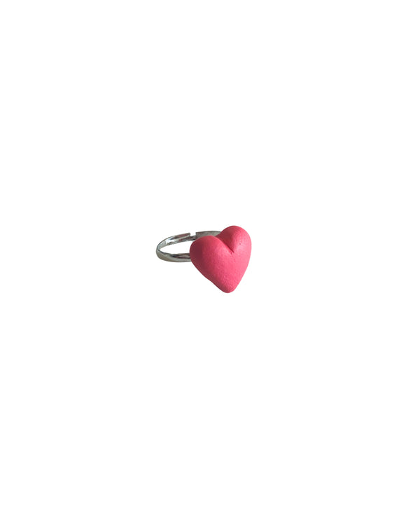 Kalp Yüzük - Pembe / Heart Ring - Pink