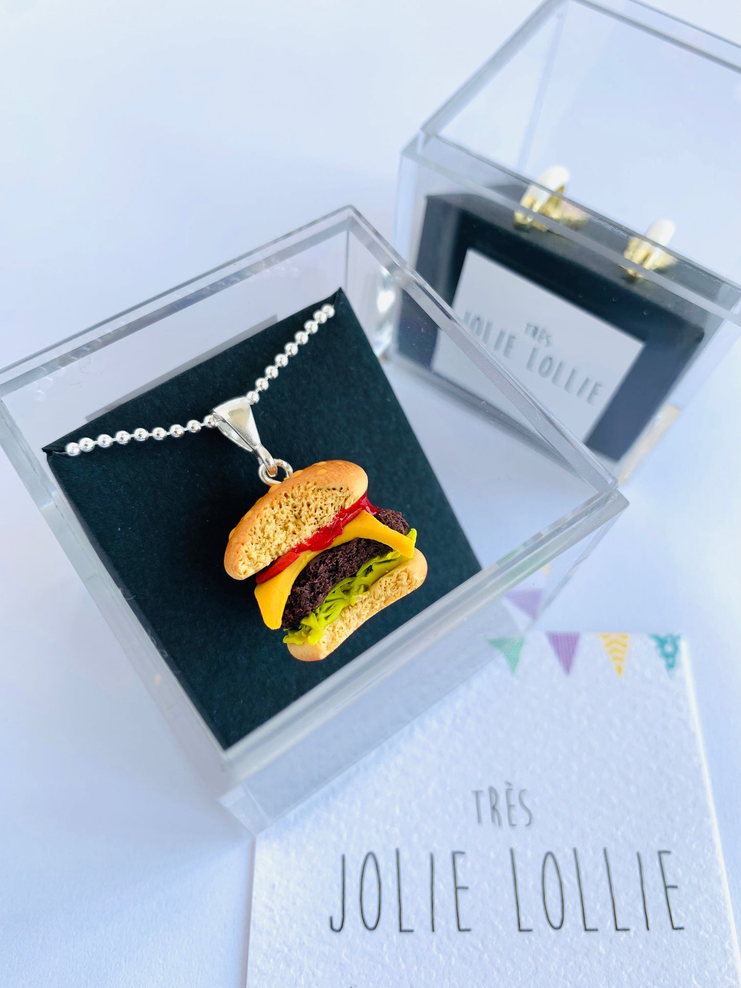 Hamburger Silver Necklace