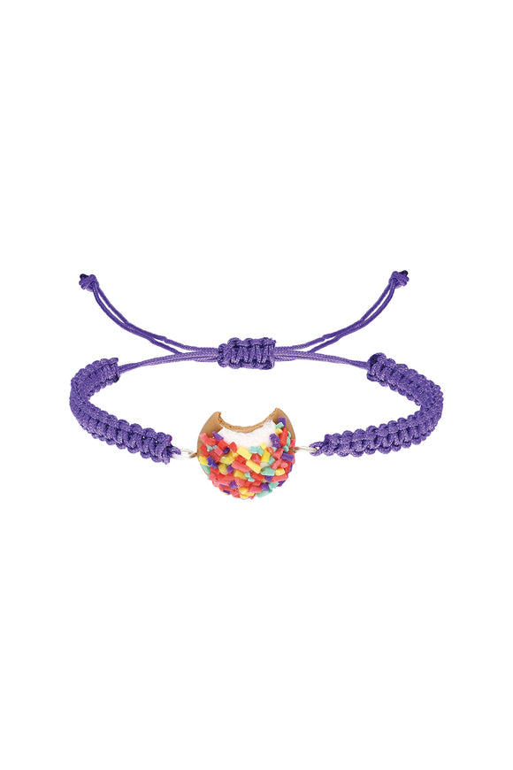 Eti Puf Bileklik - Mor / Eti Puf Bracelet - Purple