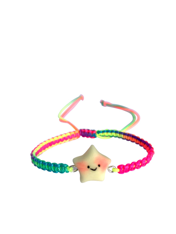 Gece Parlayan Yıldız Bileklik / Glow in the Dark Star Bracelet