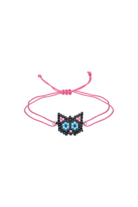 Miyuki Kedi Bileklik - Siyah / Miyuki Cat Bracelet - Black