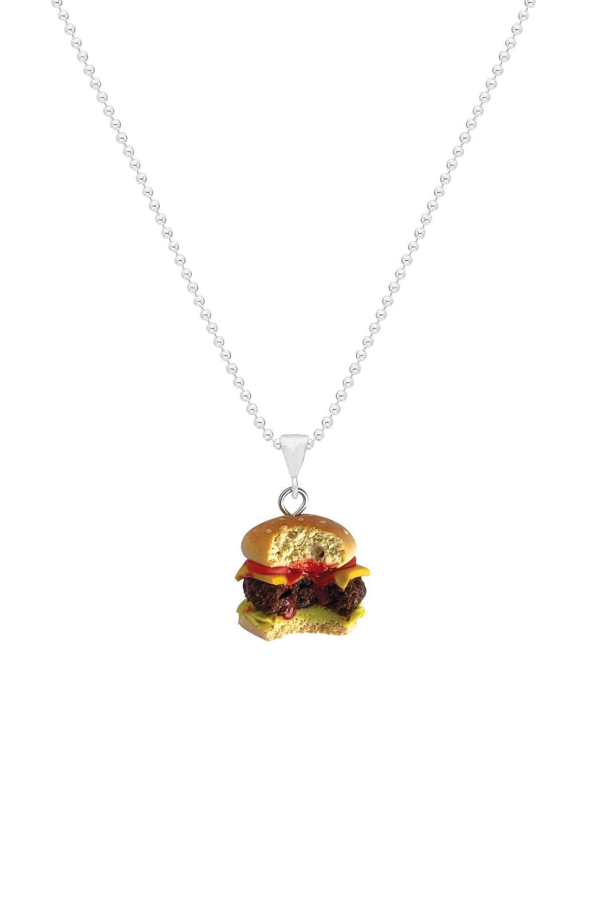 Hamburger Silver Necklace