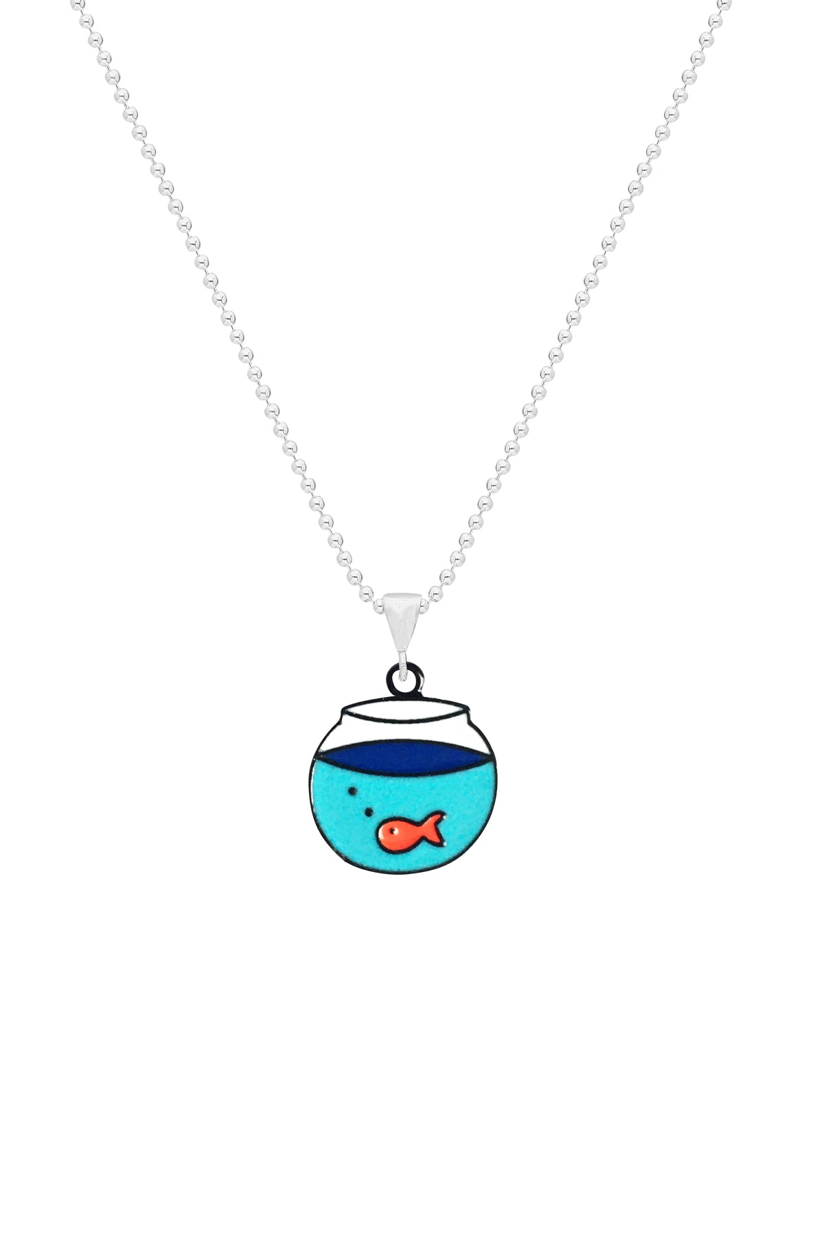 Fish Silver Necklace