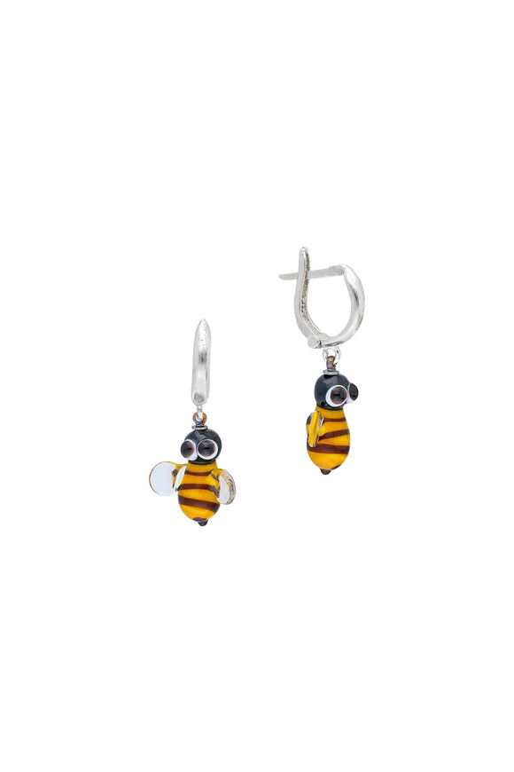 Cam Arı Küpe / Bee Earring