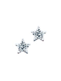 Disco Yıldız Gümüş Stud Küpe / Disco Star Silver Stud Earring