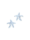 Deniz Yıldızı Gümüş Stud Küpe - Gümüş / Star Fish Silver Stud Earring - Silver