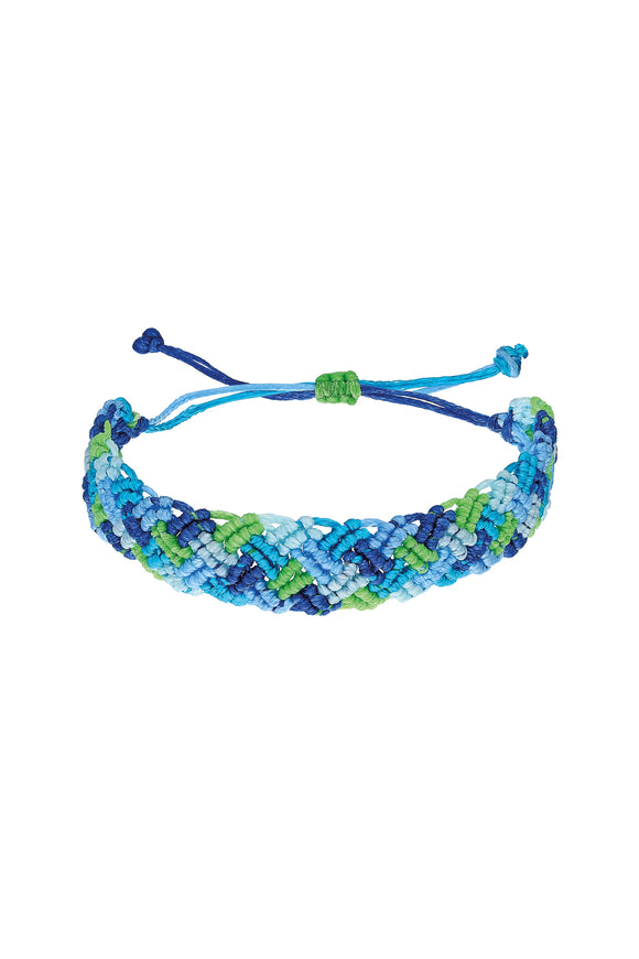 Makrome Bileklik - Mavili / Macrame Bracelet - Bluey