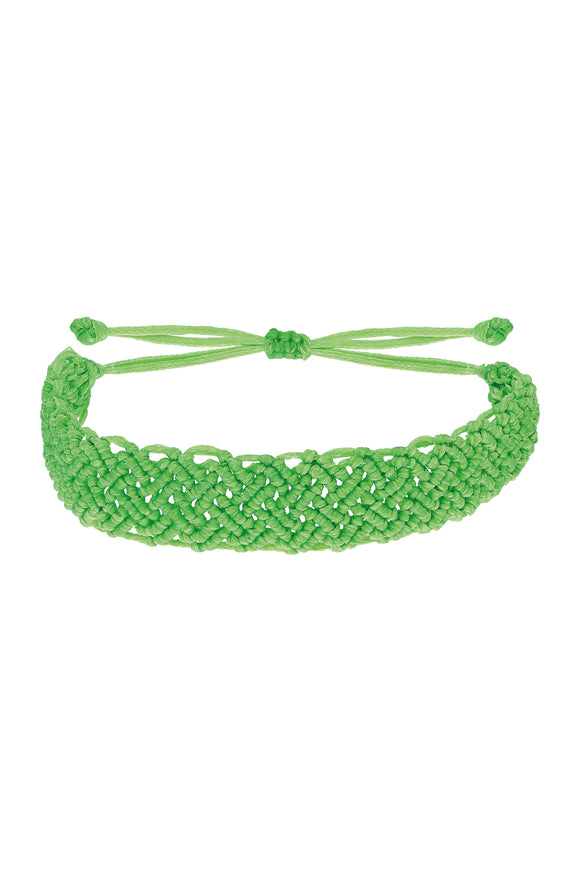 Makrome Bileklik - Yeşil / Macrame Bracelet - Green