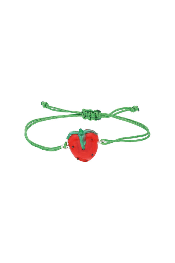 Cam Çilek Bileklik / Glass Strawberry Bracelet