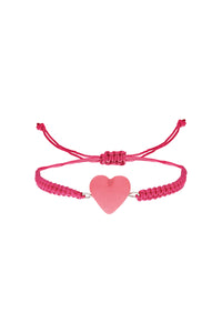 Pembe Kalp Bileklik / Pink Heart Bracelet