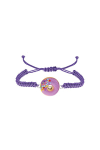 Donut Bileklik - Mor / Donut Bracelet - Purple