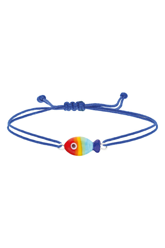 Glass Fish Bracelet