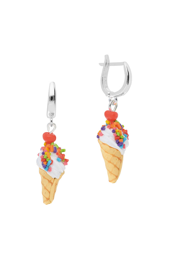 Dondurma Gümüş Küpe / Ice Cream Silver Earring