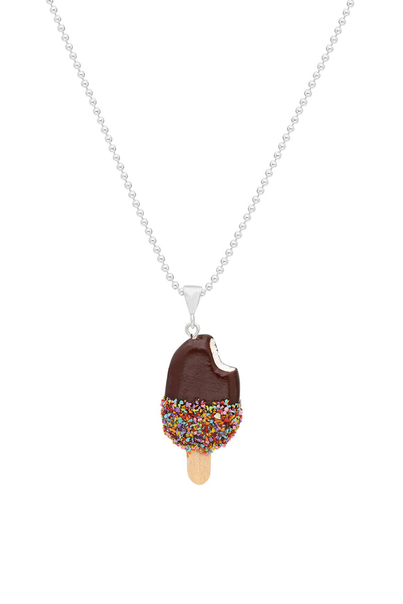 Magnum Gümüş Kolye / Magnum Silver Necklace - Chocolate