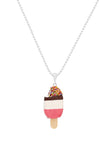 Ice Lollie Gümüş Kolye - Zebra / Ice Lollie Silver Necklace - Zebra