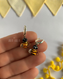 Cam Arı Küpe / Bee Earring