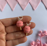 Pamuk Şekeri Küpe / Cotton Candy Earring