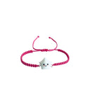 Gece Parlayan Yıldız Bileklik - Koyu Pembe / Glow in the Dark Star Bracelet - Dark Pink