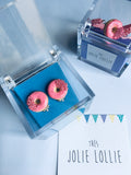 Donut Klips Küpe - Semi İnci / Donut Clips Earring - Semi Pearl