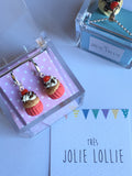 Cupcake Gümüş Küpe / Cupcake Silver Earring