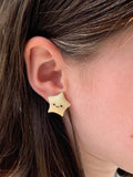 Gece Parlayan Yıldız Klips Küpe / Glow in the Dark Star Clip-on Earring