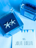 Deniz Yıldızı Gümüş Stud Küpe - Gümüş / Star Fish Silver Stud Earring - Silver