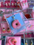 Donut Kolye Ucu - Pearl Sprinkle / Donut Pendant - Pearl Sprinkle