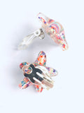 Simli Deniz Yıldızı Klips Küpe / Star Fish Clip-on Earring