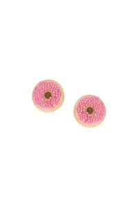 Donut Klips Küpe - İnci / Donut Clips Earring - Full Pearl