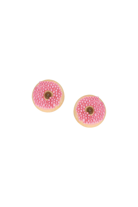 Donut Klips Küpe - İnci / Donut Clips Earring - Full Pearl