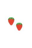 Çilek Klips Küpe / Strawberry Clips Earring